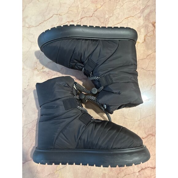 Moncler Gaia Pull Snow Boots in Black 40 New with Box Womens Winter Shoes - Picture 9 of 15